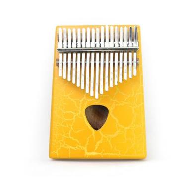 Imagem de Piano de polegar Kalimba de 17 teclas instrumento musical portátil, piano de dedo kalimba profissional