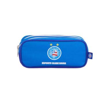 Imagem de Estojo Escolar Penal Duplo Futebol Time Bahia 16544 - Xeryus