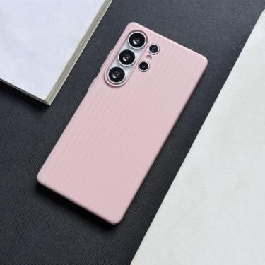 Imagem de Capa traseira fosca em policarbonato corrugado para Samsung Galaxy S23 S24 S25 Ultra S24 Plus, colorida, rosa, para Samsung S23 Plus