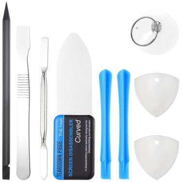 Imagem de 7 peças de metal Spudger Kit de ferramentas de reparo de celular, ferramentas de reparo de tela de telefone de aço inoxidável para reparo de smartphone, eletrônicos, computador