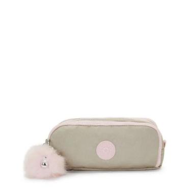 Imagem de Estojo Três Zíperes Gitroy Kipling Gold Shimmer