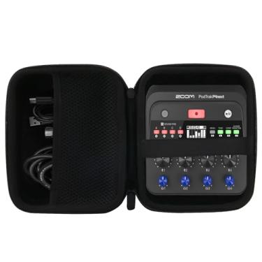 Imagem de WERJIA Estojo rígido compatível com gravador de podcast Zoom PodTrak P4