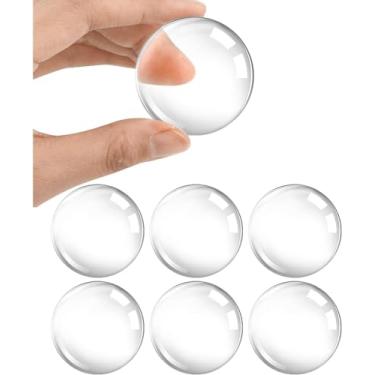 Imagem de Batentes de porta para parede, Etybetopstar protetor de parede autoforte para maçanetas de porta, silencioso, gel absorvente de choque para casa, escritório, protetores de parede de maçanetas (6