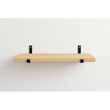 Imagem de Prateleira De Dois NíVeis Em Estilo Industrial – Ideal Para A DecoraçãO Da Sala De Estar E Da Varanda(50 Centímetros,1 Prateleira Natural *Unidade*)