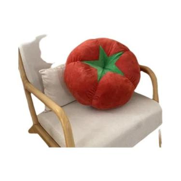 Imagem de Almofada Espessa De Tomate, Cogumelo E Caqui Para Janela, Assento, Qua