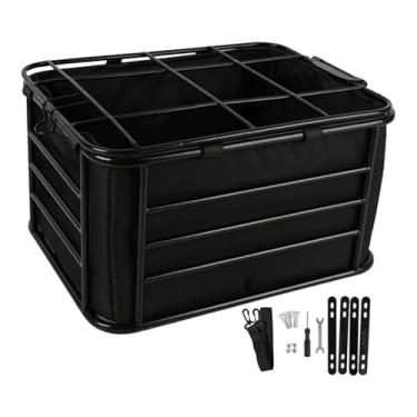 Imagem de Dynwave Cesto traseiro para bicicleta, para transporte de cães. Ideal para atividades ao ar livre, viagens, caminhadas e compras, com Forro, 44cm X 34cm X 25cm