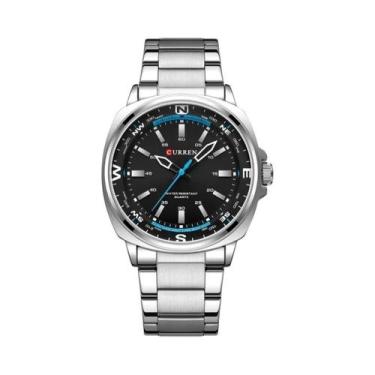 Imagem de Relógio De Quartzo Masculino Elegante E Impermeável CURREN 8455 Com Pu