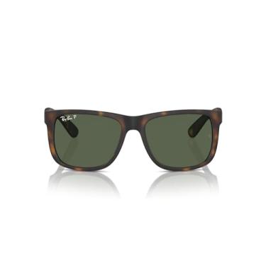 Imagem de Óculos de Sol Ray-Ban Polarizado Justin 0RB4165 865/9A Tam 55 / Marrom - Lentes Verde