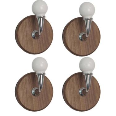 Imagem de 4 ganchos magnéticos coloridos, ganchos magnéticos resistentes, ganchos magnéticos fortes de neodímio, cabide magnético para geladeira, porta de metal, armário para pendurar toalha, casaco, bolsa