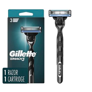 Imagem de Gillette Mach3 Navalha para homens, 1 cabo de barbear + 1 refil de lâmina