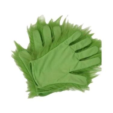 Imagem de Máscara De Cosplay De Natal E Halloween Com Cabelo Verde, Acessórios D