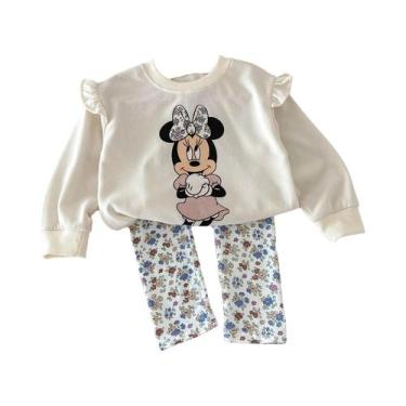 Imagem de Conjunto De Roupas Esportivas Para Meninas De 1 a 6 Anos, 2 Peças, Cam