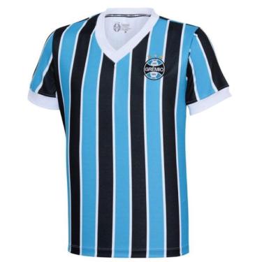 Imagem de Camisa Grêmio Tricolor 1983 Azul Infantil-Masculino