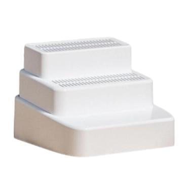 Imagem de Generic Rampa para escada com areia para gatos, acessórios laváveis, multiuso, secagem rápida, ideal para gatinhos, fácil de limpar, leve e com grade de, 3 Níveis