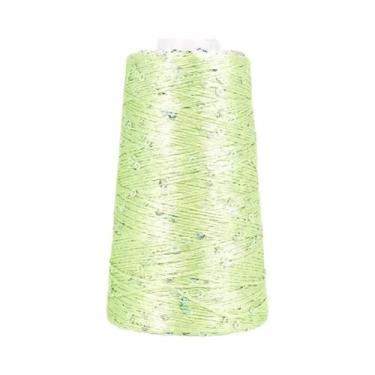 Imagem de Lã De Tricô Especial Com Lantejoulas De Seda Mercerizada De Verão 50g 