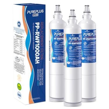 Imagem de PUREPLUS PRO 5231JA2006A NSF/ANSI 53&42 filtro de água de geladeira certificado substituição para LG LT600P kenmore 469990, 9990, R-9990, FML-2, RWF1000A, LSC27931ST, LFX25960ST, 3 unidades