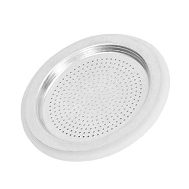 Imagem de Mingzhe Anel de Vedação do Filtro da Cafeteira e Conjunto de Filtro Acessório café Alumínio para Fazer café (Serve 6 porções)