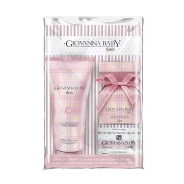 Imagem de Kit Giovana Baby Classic Loção Hidratante + Colônia + Sabonete Em Barr