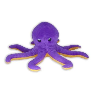 Imagem de Polvo de Pelúcia Lilás 28 cm Antialérgico - Generica