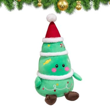 Imagem de Bichos de pelúcia de Natal,Boneca de Natal,Animais de pelúcia de Natal de 9 polegadas - Decorações de Natal, peluches de animais, brinquedo de pelúcia, boneca de Natal para sofá