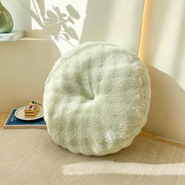 Imagem de Almofada redonda para cadeira, almofadas macias para cadeiras de sala de jantar, escritório, café, almofada de meditação para sofá de sala de estar e quarto.
