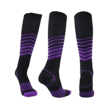 Imagem de Meias De Compressão Para Corrida Masculinas 20-30mmHg Meias Esportivas