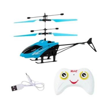 Imagem de Helicóptero De Controle Remoto Para Crianças, Brinquedo Mini Avião Com