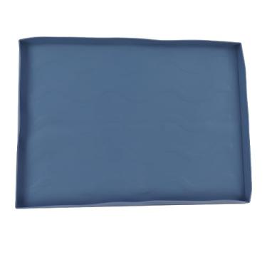 Imagem de Chapa de silicone protetora para grelha, tapete resistente de silicone para grelhar, superfície de cozimento, prevenção de ferrugem, fácil de limpar (S)