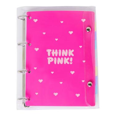 Imagem de Caderno Argolado PVC PINK - POLIBRAS