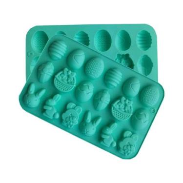 Imagem de Molde De Silicone Para Ovos De Páscoa Com 18 Cavidades, Ferramenta De 
