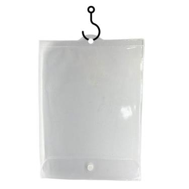 Imagem de Embalagem Pendurar Multiuso 30 Un PVC Cristal c/ Botão 26x20 - Embalag