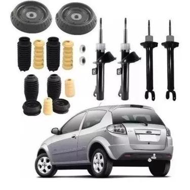 Imagem de 4 Amortecedor +4 Kit Com Coxins Ford Ka 08/11