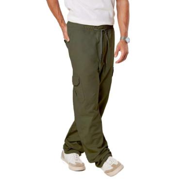Imagem de Calça Max Denim Jogger Cargo Masculino - Verde