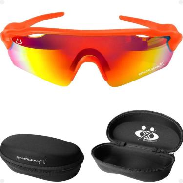 Imagem de Oculos Uv400 Ciclismo Corrida Protecao Esportivo Bike + Case Vilão Qualidade Premium Acetato
