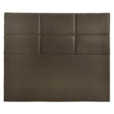 Imagem de Cabeceira Estofada Milena 1,95 Sued Shop Das Cabeceiras Castor