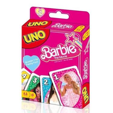 Imagem de Jogo de Cartas UNO Barbie The Movie Mattel Original  Diversão Garantid