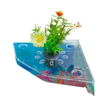 Imagem de Prateleira De Canto Para Aquário Em Acrílico, Suporte Superior Para Pa