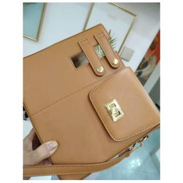 Imagem de Sacos Bolsa Garrafa De Água Armazenamento De Copo Portátil COR:CAQUI -