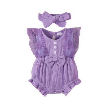 Imagem de Conjunto De Faixa De Cabeça Para Bebês De 0 a 18 Meses, Sem Mangas, Co