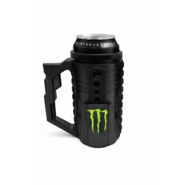 Imagem de Porta Lata Energético Monster 473ml Caneca - generico, logo verde