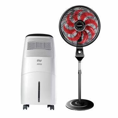 Imagem de Wap Climatizador de Ar Air Protect e Polishop Ventilador de Coluna 8 Pas | 127V