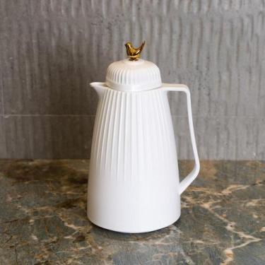 Imagem de Garrafa Térmica de Plástico Dove Branca 1L - Wolff