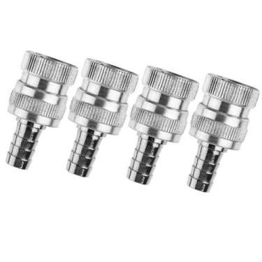 Imagem de 4X Engate Rápido Alumínio Rosca 3/4 Pino 1/2 GARDEN