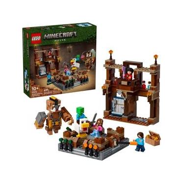 Imagem de RINGUE DE LUTA LEGO MINECRAFT DA MANSAO WOODLAND 491 PEÇAS 21272