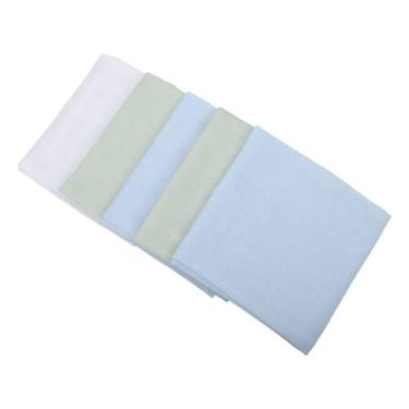 Imagem de Kit 5 Fraldas Luxo Pinte Borde 70cm x 70cm Fraldas Incomfral, Masculin