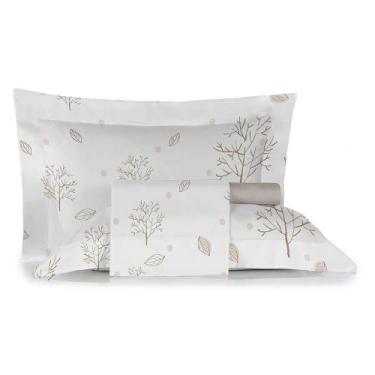 Imagem de Jogo de Cama 100% algodão King Size 200 fios Nova América