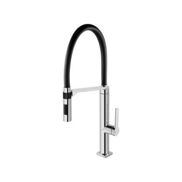 Imagem de Misturador Monocomando Docol p/Coz. DOC - Chrome/Black  Ref 00695757