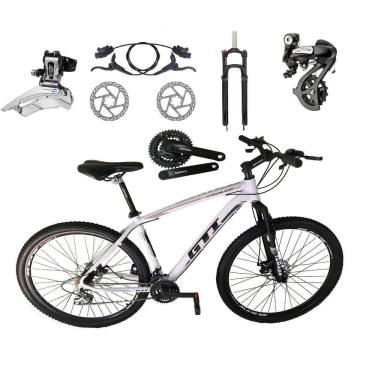 Imagem de Bicicleta Aro 29 GTI Roma Câmbios Shimano Altus 24v K7 Alumínio Freios Hidráulicos Garf...