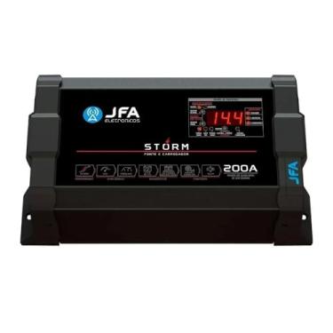 Imagem de Fonte e Carregador De Bateria Jfa 200a Storm Plus Mono 220v