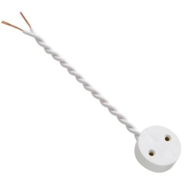 Imagem de Soquete tomadinha cebolinha com rabicho g13 para lampada tubular t8 - 